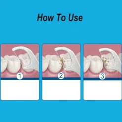 Tragbares Zahnstocher-Reinigungsset – Minty Travel Dental Tool