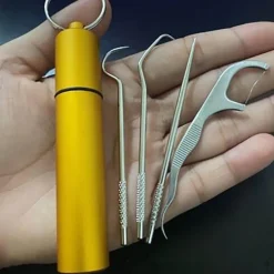 Tragbares Zahnstocher-Reinigungsset – Minty Travel Dental Tool