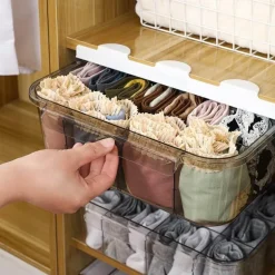 Transparent Clothes Organizer - Wardrobe Storage Solution