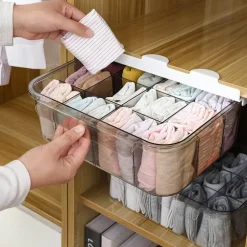 Transparent Clothes Organizer - Wardrobe Storage Solution