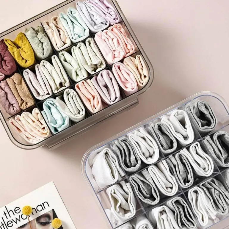 Transparent Clothes Organizer - Wardrobe Storage Solution