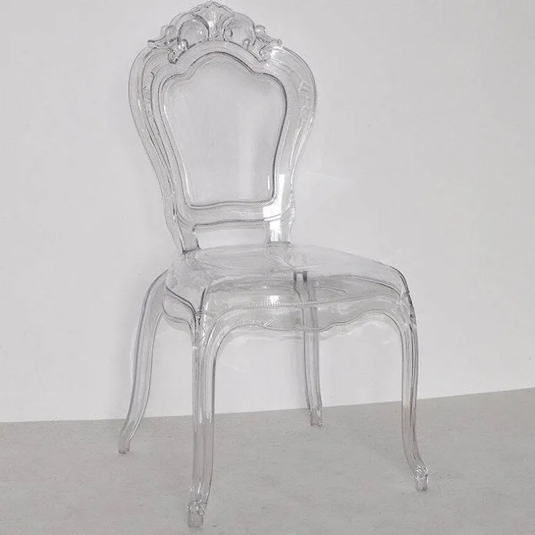 Transparent Nordic Dining Chair - Modern Durable Design