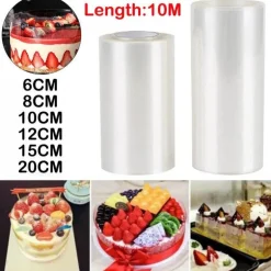 Transparente Acetat-Kuchenfolie für die Präsentation der Mousse-Dekoration