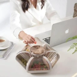 Transparente Lotus-Bonbonbox – Kreative Geschenkverpackung