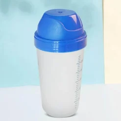 Transparente 300-ml-Protein-Shaker-Flasche zum mühelosen Mischen von Wasser und Nahrungsergänzungsmitteln