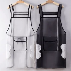 Transparente, wasserdichte Kochschürze – Küchen-Kochzubehör