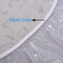 Transparente, wasserdichte Tischdecke aus PVC – langlebige Schutzhülle