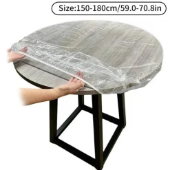 Transparente, wasserdichte Tischdecke aus PVC – langlebige Schutzhülle