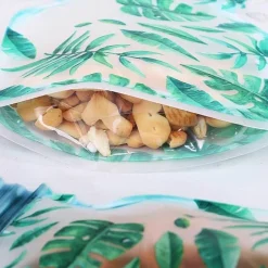 Transparente, wiederverwendbare Aufbewahrungsbeutel – Umweltfreundliche Glas-Organizer