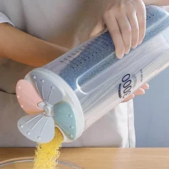 Transparenter Blumen-Küchenvorratsbehälter - Versiegelter Lebensmittelbehälter