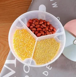 Transparenter Blumen-Küchenvorratsbehälter - Versiegelter Lebensmittelbehälter