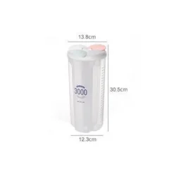 Transparenter Blumen-Küchenvorratsbehälter - Versiegelter Lebensmittelbehälter