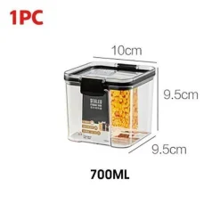 Transparenter Getreidevorratsbehälter – luftdichter Lebensmittel-Organizer