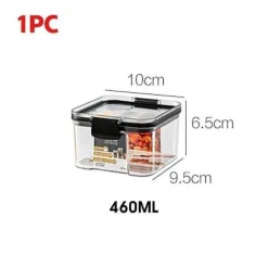 Transparenter Getreidevorratsbehälter – luftdichter Lebensmittel-Organizer