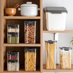 Transparenter Getreidevorratsbehälter – luftdichter Lebensmittel-Organizer