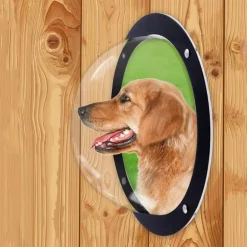 Transparenter Haustierzaun - Robuste Sicherheitsbarriere für den Außenbereich