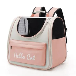 Transparenter Katzentrage-Rucksack - Atmungsaktive Reisetasche für Haustiere