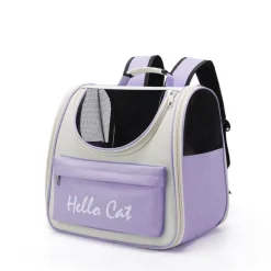 Transparenter Katzentrage-Rucksack - Atmungsaktive Reisetasche für Haustiere