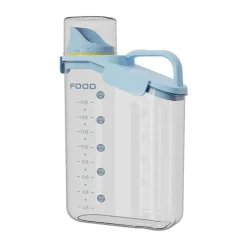 Transparenter Lebensmittelaufbewahrungsspender - Messbehälter für den Küchengebrauch