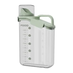 Transparenter Lebensmittelaufbewahrungsspender - Messbehälter für den Küchengebrauch