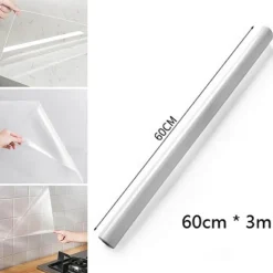 Transparenter, spritzwassergeschützter Wandaufkleber – wasserfester Schutzkleber