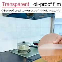 Transparenter, spritzwassergeschützter Wandaufkleber – wasserfester Schutzkleber