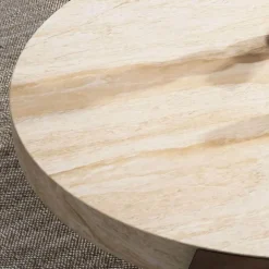 Travertin Couchtisch – Modernes deutsches Design für elegante Wohnräume