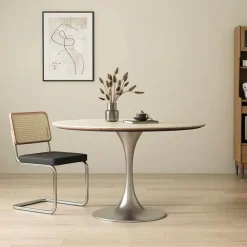 Travertin Esstisch - Eleganter Natursteintisch