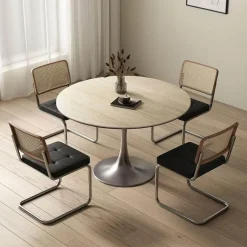 Travertin Esstisch - Eleganter Natursteintisch