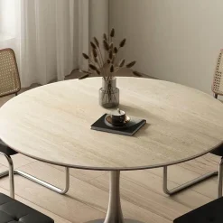 Travertin Esstisch - Eleganter Natursteintisch