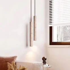 Travertin-Pendelleuchte - Willa Deckenleuchte