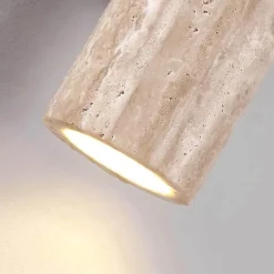 Travertin-Wandleuchte – Elegante Leuchte aus Naturstein
