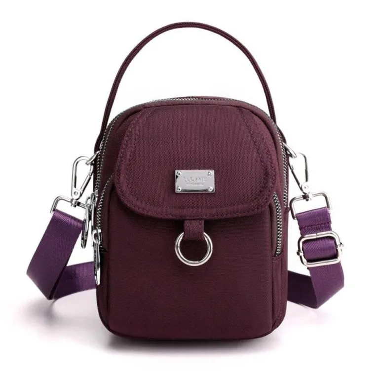 Trendy Leder Messenger Bag - Schicke Damen Crossbody Handtasche