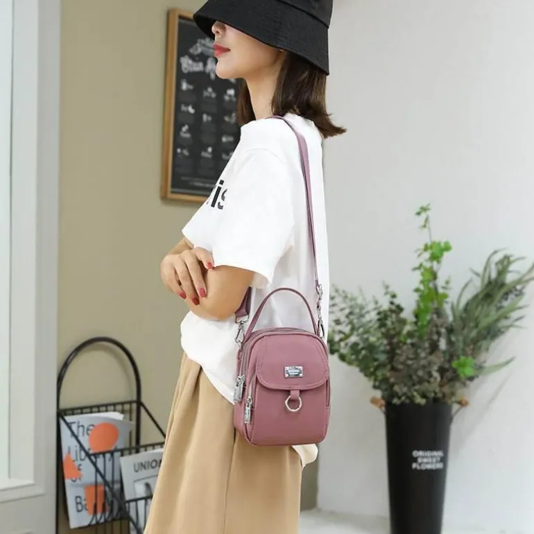 Trendy Leder Messenger Bag - Schicke Damen Crossbody Handtasche