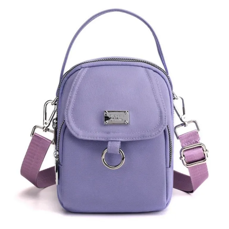 Trendy Leder Messenger Bag - Schicke Damen Crossbody Handtasche