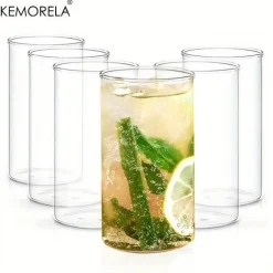 Trinkgläser-Set aus Borosilikatglas – BPA-frei, hitzebeständig, spülmaschinenfest, 64er-Pack