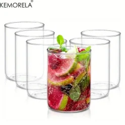 Trinkgläser-Set aus Borosilikatglas – BPA-frei, hitzebeständig, spülmaschinenfest, 64er-Pack