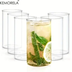 Trinkgläser-Set aus Borosilikatglas – BPA-frei, hitzebeständig, spülmaschinenfest, 64er-Pack