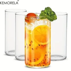 Trinkgläser-Set aus Borosilikatglas – BPA-frei, hitzebeständig, spülmaschinenfest, 64er-Pack