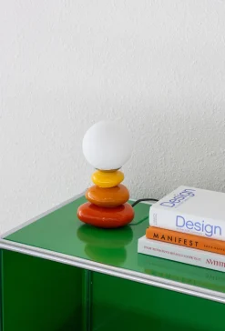 Triple Gourd Ceramic Table Lamp with 3 Light Modes