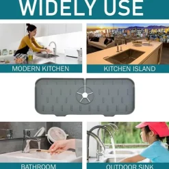 Tropfenfänger für Wasserhähne – Spritzschutz für die Küchenspüle