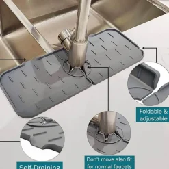 Tropfenfänger für Wasserhähne – Spritzschutz für die Küchenspüle