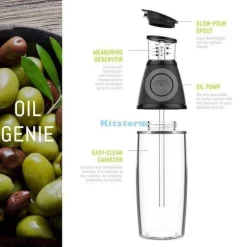 Tropffreies Olivenölspender-Set – 2er-Pack Küchenwerkzeug