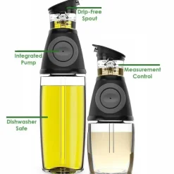 Tropffreies Olivenölspender-Set – 2er-Pack Küchenwerkzeug