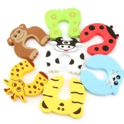 Türstopper mit Fingerschutz für Babys – Cartoon-Design