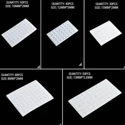Türstopper-Pads aus Silikon für Schränke – selbstklebender Möbelschutz