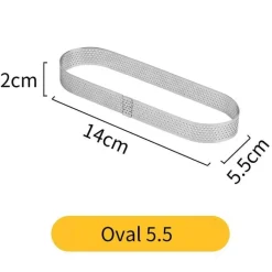 Törtchenform aus Edelstahl für perfekt geformte Desserts und Kuchen