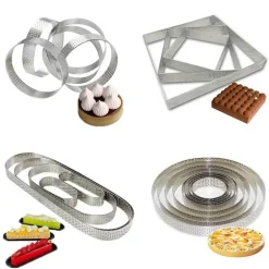 Törtchenform-Set aus Edelstahl – Backausstecher mit mehreren Formen