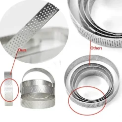 Törtchenform-Set aus Edelstahl – Backausstecher mit mehreren Formen