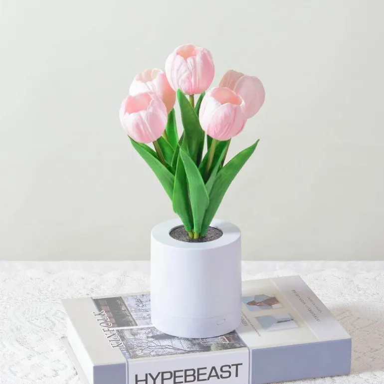 Tulpen-LED-Nachtlicht - Dekorative Simulationslampe